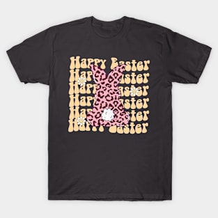 happy easter day bunny retro T-Shirt